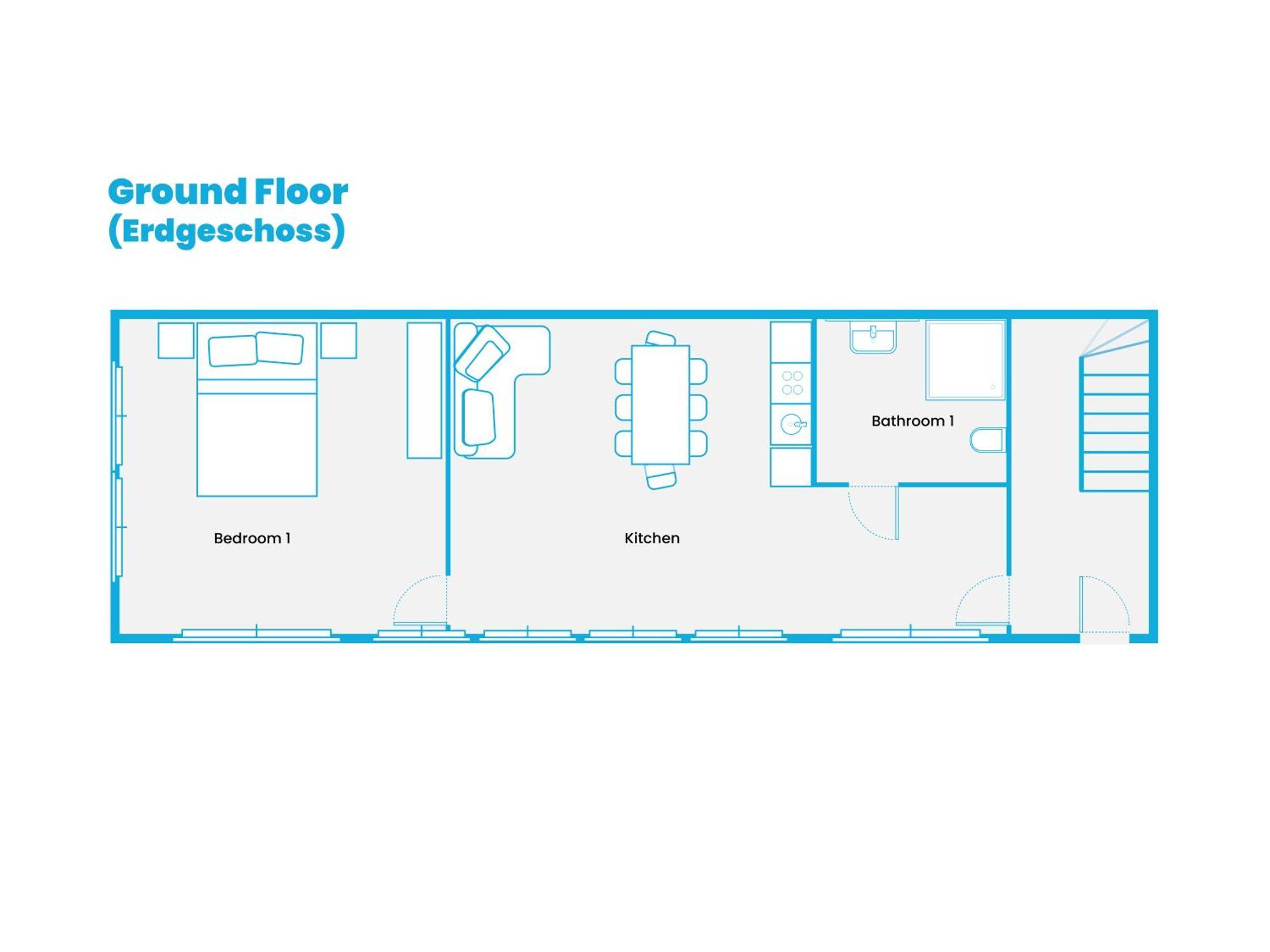 Apartment Mitte Loft On 2floors, 150 Qaudratmeter, 2brs, 2bathrooms, Living Room, Dinning Up To 8 Ppl *